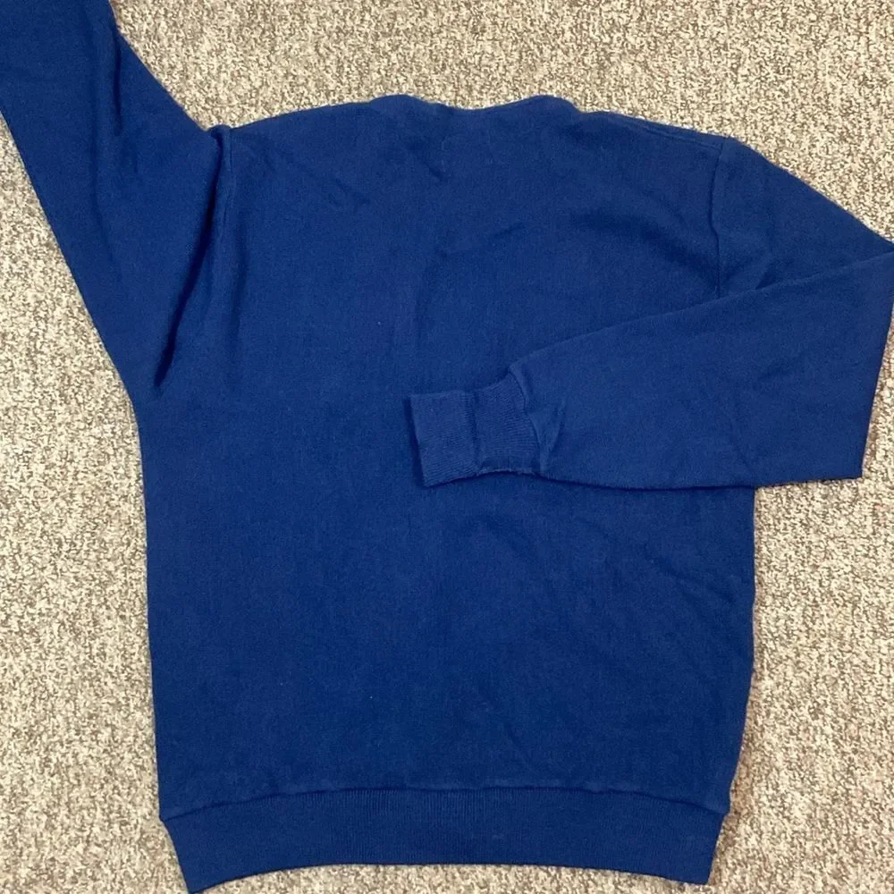 IZOD Navy Blue Cardigan Sweater Men’s Size L